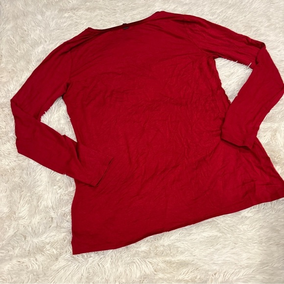 White House black market Burgundy long sleeve NWT woman’s size large - Picture 10 of 12